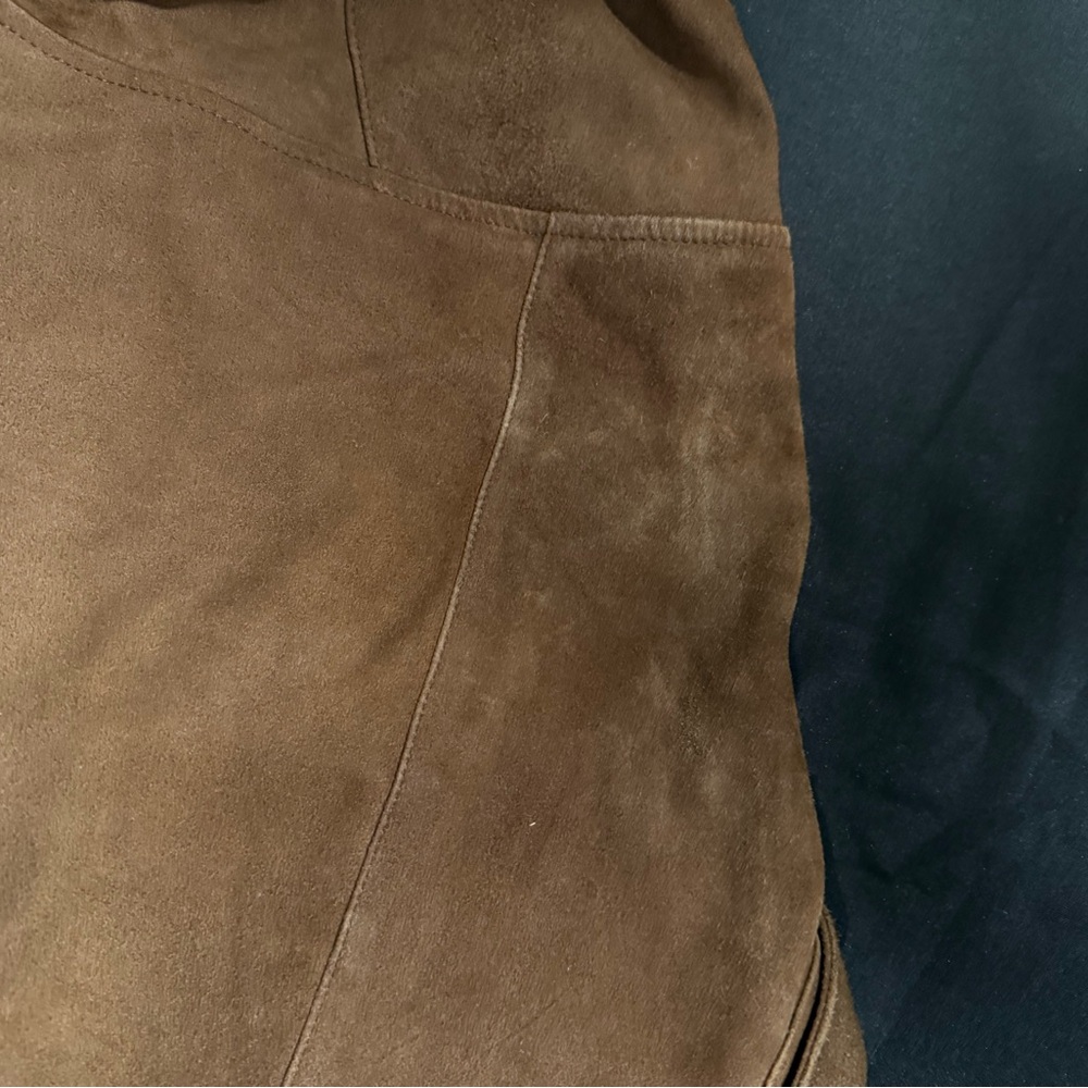 Neiman Marcus Chocolate Brown Leather Shirt/Jacket NWT - Picture 10 of 10